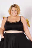 Plus Size Clothing for Women - Society+ Caged Crop Top - Black - Society+ - Society Plus - Buy Online Now! - 4