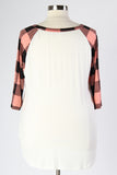Plus Size Clothing for Women - Plaidly in Love Top - Society+ - Society Plus - Buy Online Now! - 3