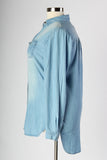 Plus Size Clothing for Women - Softest Chambray Top - Society+ - Society Plus - Buy Online Now! - 5