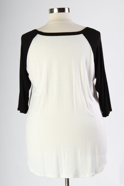 Plus Size Clothing for Women - Metallic LOVE Top - Society+ - Society Plus - Buy Online Now! - 4