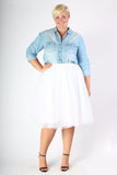 Plus Size Clothing for Women - Softest Chambray Top - Society+ - Society Plus - Buy Online Now! - 2