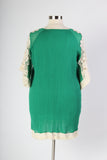 Plus Size Clothing for Women - Crochet Shift Dress - Green - Society+ - Society Plus - Buy Online Now! - 5