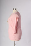 Plus Size Clothing for Women - Tassled Long Sleeve Top - Pink - Society+ - Society Plus - Buy Online Now! - 3