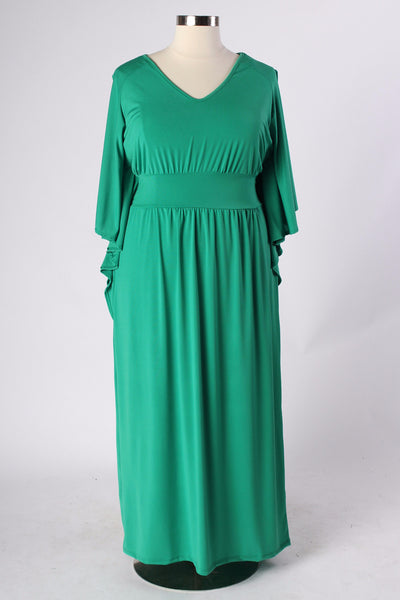 Plus Size Clothing for Women - Open Sleeve Maxi Dress - Society+ - Society Plus - Buy Online Now! - 4