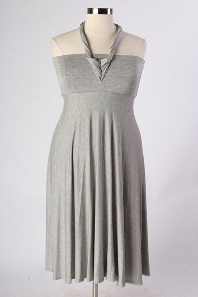 Plus Size Clothing for Women - Multiway Dress - Grey - Society+ - Society Plus - Buy Online Now! - 1