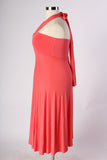 Plus Size Clothing for Women - Multiway Dress - Coral - Society+ - Society Plus - Buy Online Now! - 3