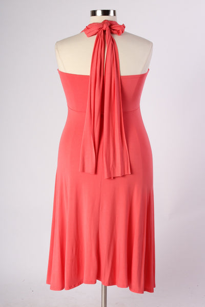 Plus Size Clothing for Women - Multiway Dress - Coral - Society+ - Society Plus - Buy Online Now! - 4