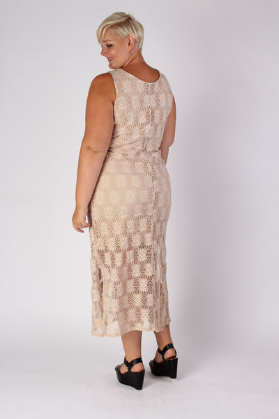 Plus Size Clothing for Women - Crochet Pattern Maxi Dress - Society+ - Society Plus - Buy Online Now! - 2