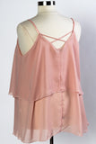 Plus Size Clothing for Women - Iyla Rose Chiffon Top - Dusty Rose - Society+ - Society Plus - Buy Online Now! - 2