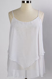 Plus Size Clothing for Women - Iyla Rose Chiffon Top - White - Society+ - Society Plus - Buy Online Now! - 1