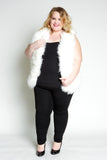Plus Size Clothing for Women - Faux Fur Vest - Society+ - Society Plus - Buy Online Now! - 1