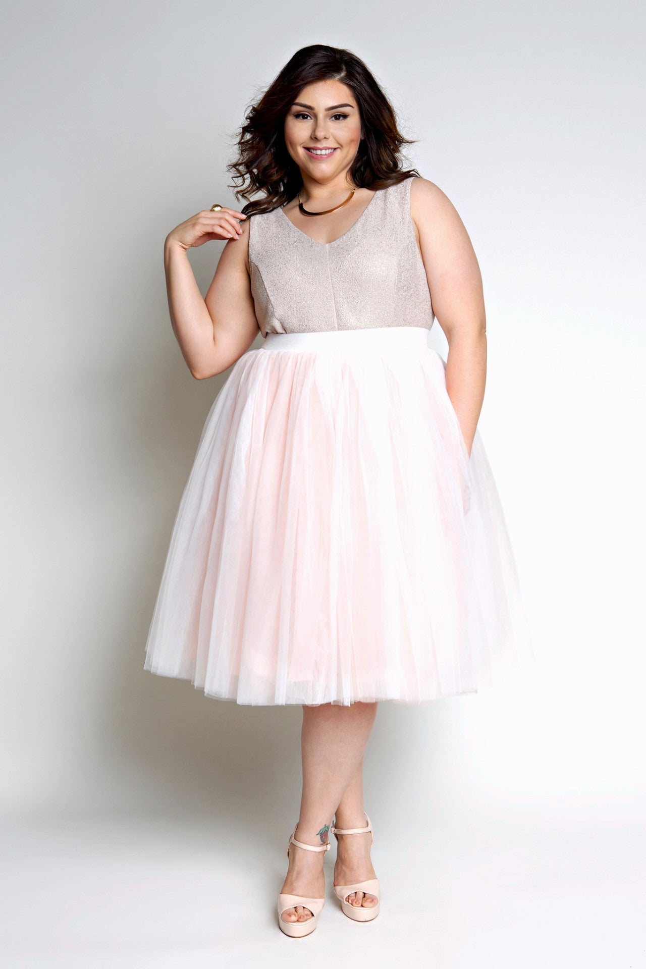 1 Plus Size Blush Tutu | Sizes 14 to 36 Society Plus 1 Plus Size Blush Tutu | Sizes 14 to 36 Society Plus