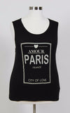 Plus Size Clothing for Women - Margot Meanie Sleeveless Paris Top - Society+ - Society Plus - Buy Online Now! - 1