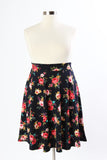 Plus Size Clothing for Women - Rosie A-Line Skirt - Black Multi - Society+ - Society Plus - Buy Online Now! - 1