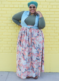 Plus Size Clothing for Women - Twirl Maxi Skirt with Pockets - Salmon - Society+ - Society Plus - Buy Online Now! - 4