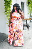 Plus Size Clothing for Women - Abstract Floral Maxi Dress for Curves On A Budget - Society+ - Society Plus - Buy Online Now! - 1