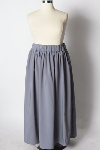 Plus Size Clothing for Women - Twirl Maxi Skirt w/ Pockets - Granite - Society+ - Society Plus - Buy Online Now! - 3