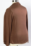 Plus Size Clothing for Women - Waterfall Cardigan - Mocha - Society+ - Society Plus - Buy Online Now! - 2