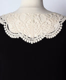 Plus Size Clothing for Women - Wednesday Lace Bib Tunic - Black/Ivory - Society+ - Society Plus - Buy Online Now! - 4