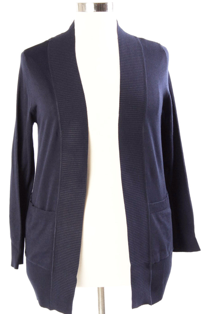 Plus Size Clothing for Women - You, Me, & A Cup of Tea Cardi - Navy - Society+ - Society Plus - Buy Online Now! - 1