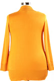 Plus Size Clothing for Women - You, Me, & A Cup of Tea Cardi - Mustard - Society+ - Society Plus - Buy Online Now! - 2