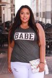 Plus Size Clothing for Women - Babe Tank Top for Curves On A Buget - Society+ - Society Plus - Buy Online Now! - 1