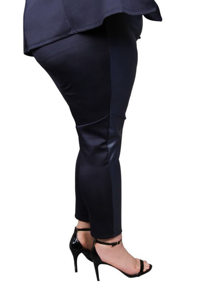 Plus Size Clothing for Women - Society+ Full Frontal Leggings - Navy - Society+ - Society Plus - Buy Online Now! - 2