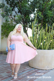 Plus Size Clothing for Women - Jessica Kane Caged Crop Top - Light Pink - Society+ - Society Plus - Buy Online Now! - 3