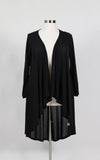 Plus Size Clothing for Women - Society+ Lengthened Cardigan - Black - Society+ - Society Plus - Buy Online Now! - 5