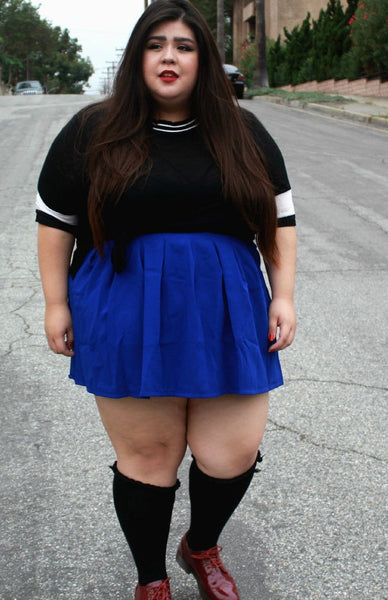 Plus Size Clothing for Women - Ameowz Fall Mini Skirt - Society+ - Society Plus - Buy Online Now! - 3